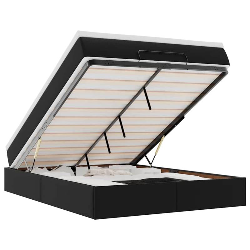 vidaXL Ottoman-Bett mit Matratze Schwarz 140x200 cm Kunstleder 3311041 vidaXL Ottoman-Bett mit Matratze Schwarz 140x200 cm Kunstleder 3311041 von VIDAXL