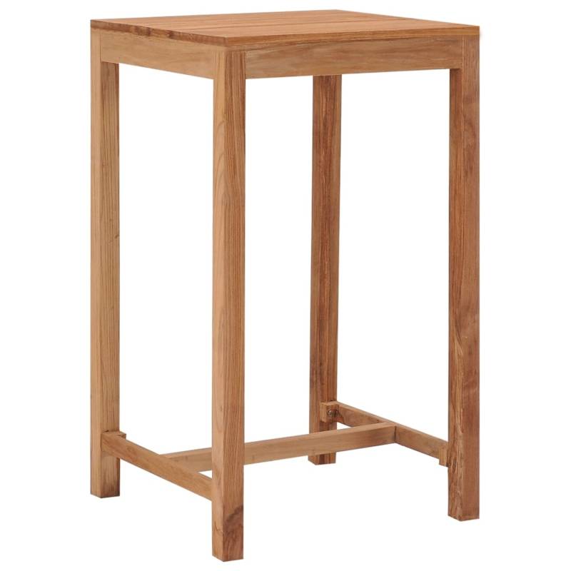 vidaXL Outdoor-Bartisch 60x60x105 Massivholz Teak 287235 von VIDAXL
