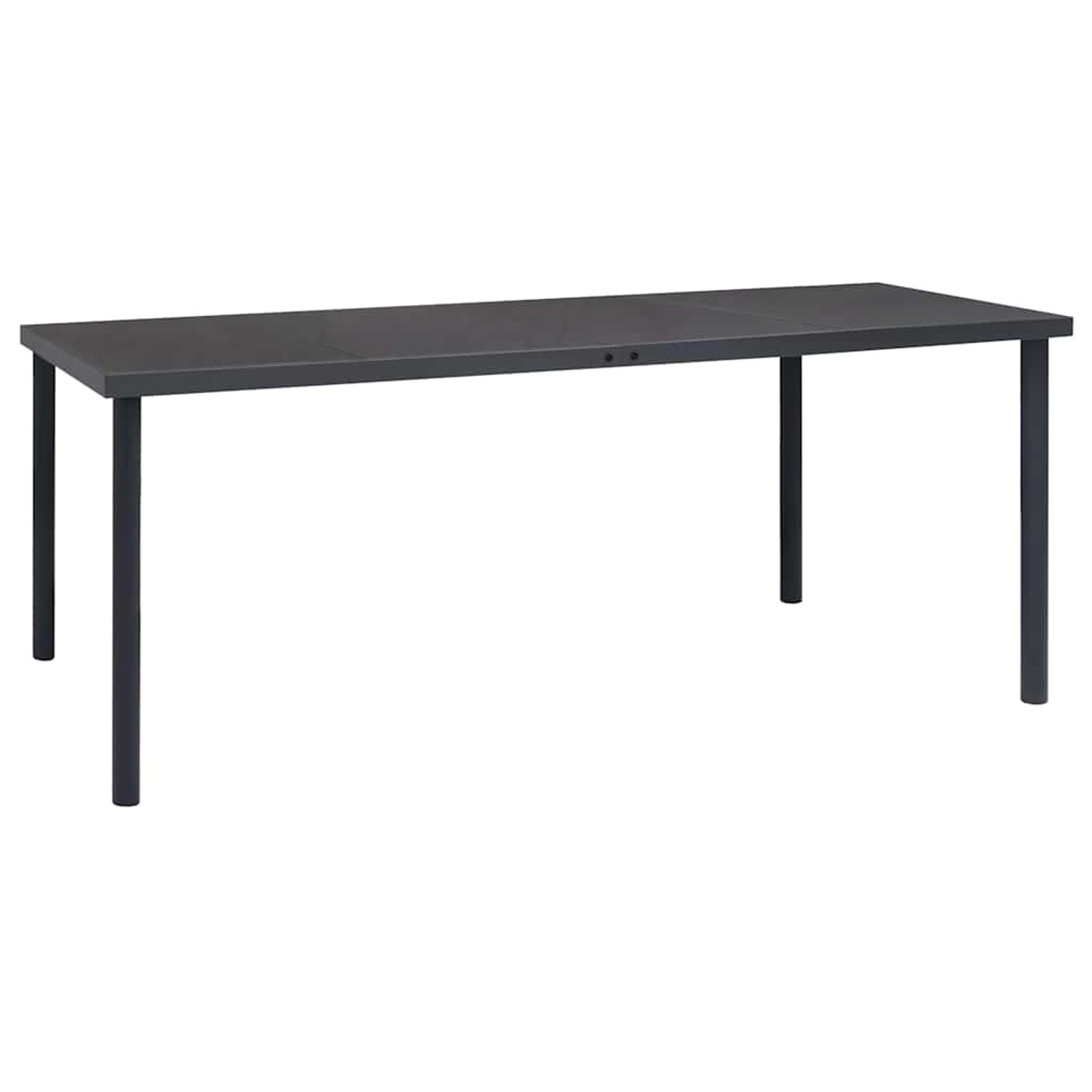 vidaXL Outdoor-Esstisch Anthrazit 190x90x74 cm Stahl 313088 vidaXL Outdoor-Esstisch Anthrazit 190x90x74 cm Stahl 313088 von VIDAXL