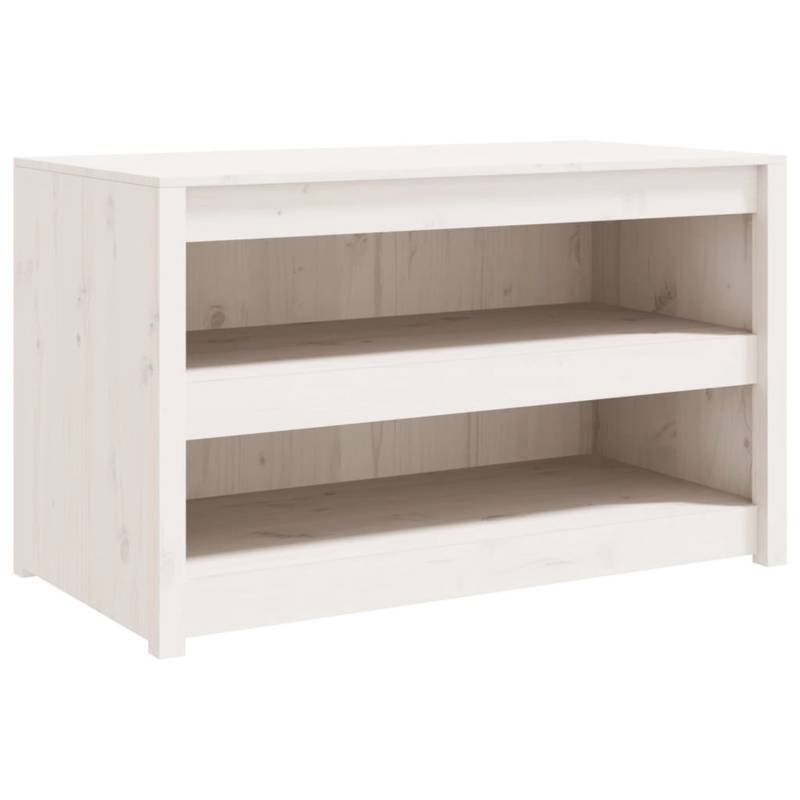 vidaXL Outdoor-Küchenschrank Weiß 106x55x64 cm Massivholz Kiefer Modell 1 von VIDAXL