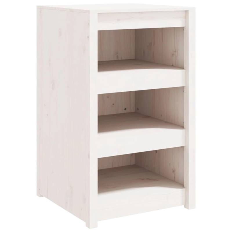 vidaXL Outdoor-Küchenschrank Weiß 55x55x92 cm Massivholz Kiefer Modell 1 von VIDAXL