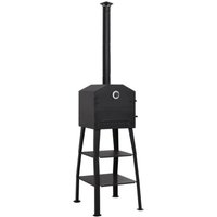 Outdoor-Pizzaofen Holzkohle mit 2 Schamottesteinen Vidaxl von VIDAXL