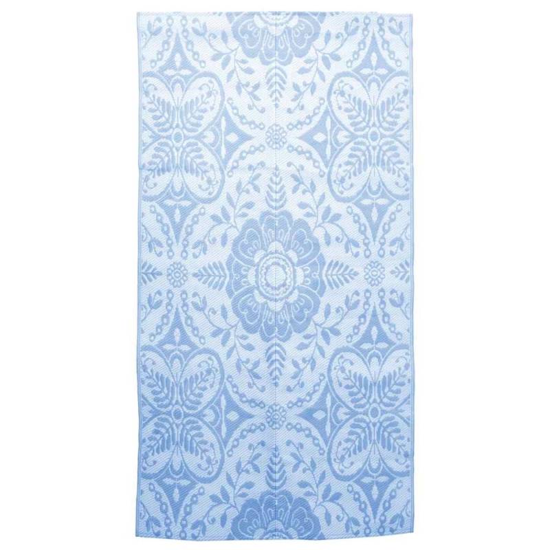vidaXL Outdoorteppich Babyblau 120x180 Cm Pp 643973 von VIDAXL