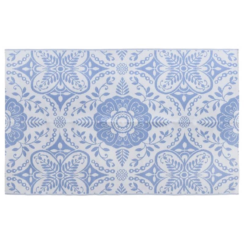 vidaXL Outdoorteppich Babyblau 190x290 Cm Pp 643975 von VIDAXL