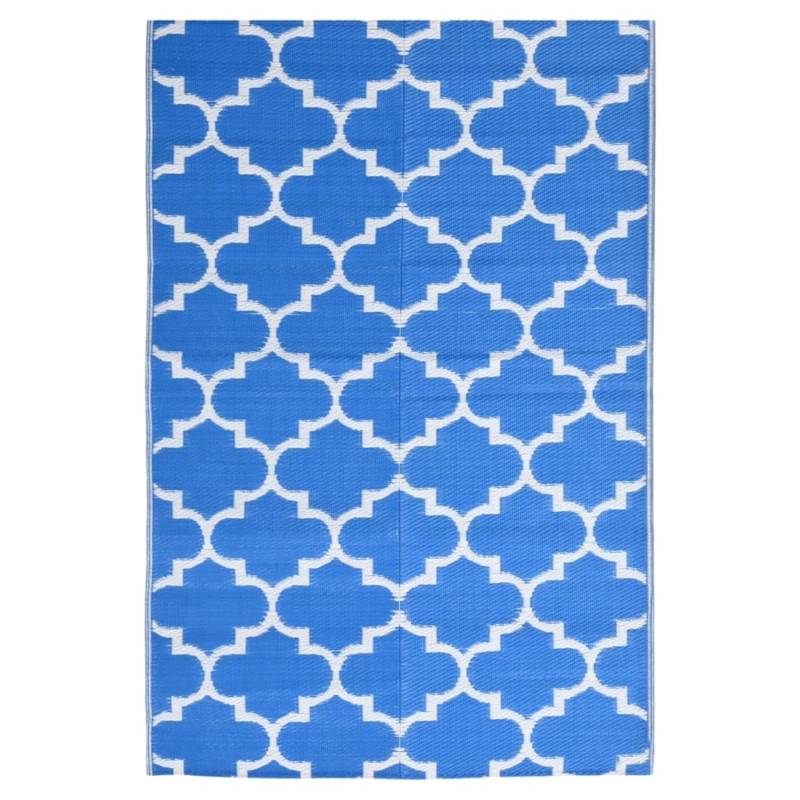 vidaXL Outdoorteppich Blau 160x230 Cm Pp 1085949 von VIDAXL
