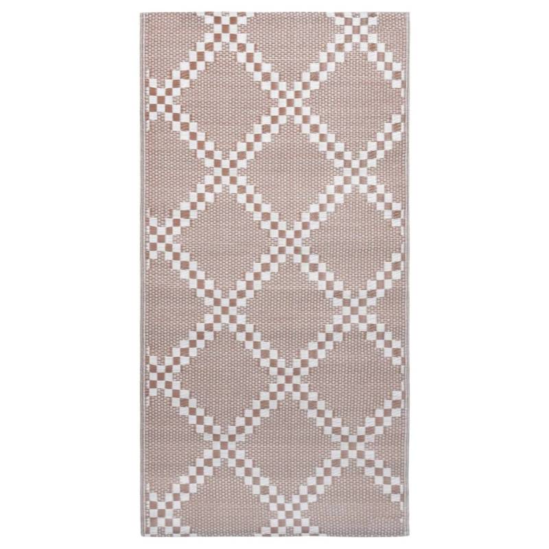 vidaXL Outdoorteppich Braun 80x150 Cm Pp 643952 von VIDAXL