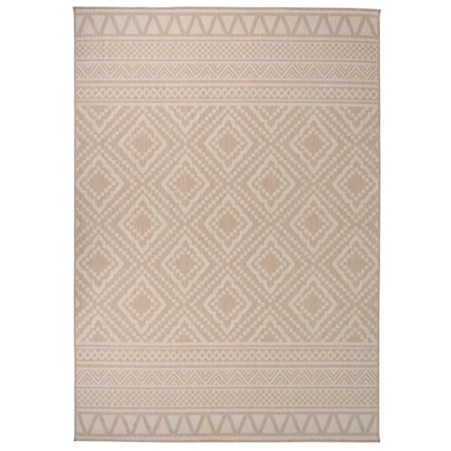 vidaXL Outdoorteppich Flachgewebe 140x200 Cm Braun Gestreift 1124036 vidaXL Outdoorteppich Flachgewebe 140x200 Cm Braun Gestreift 1124036 von VIDAXL