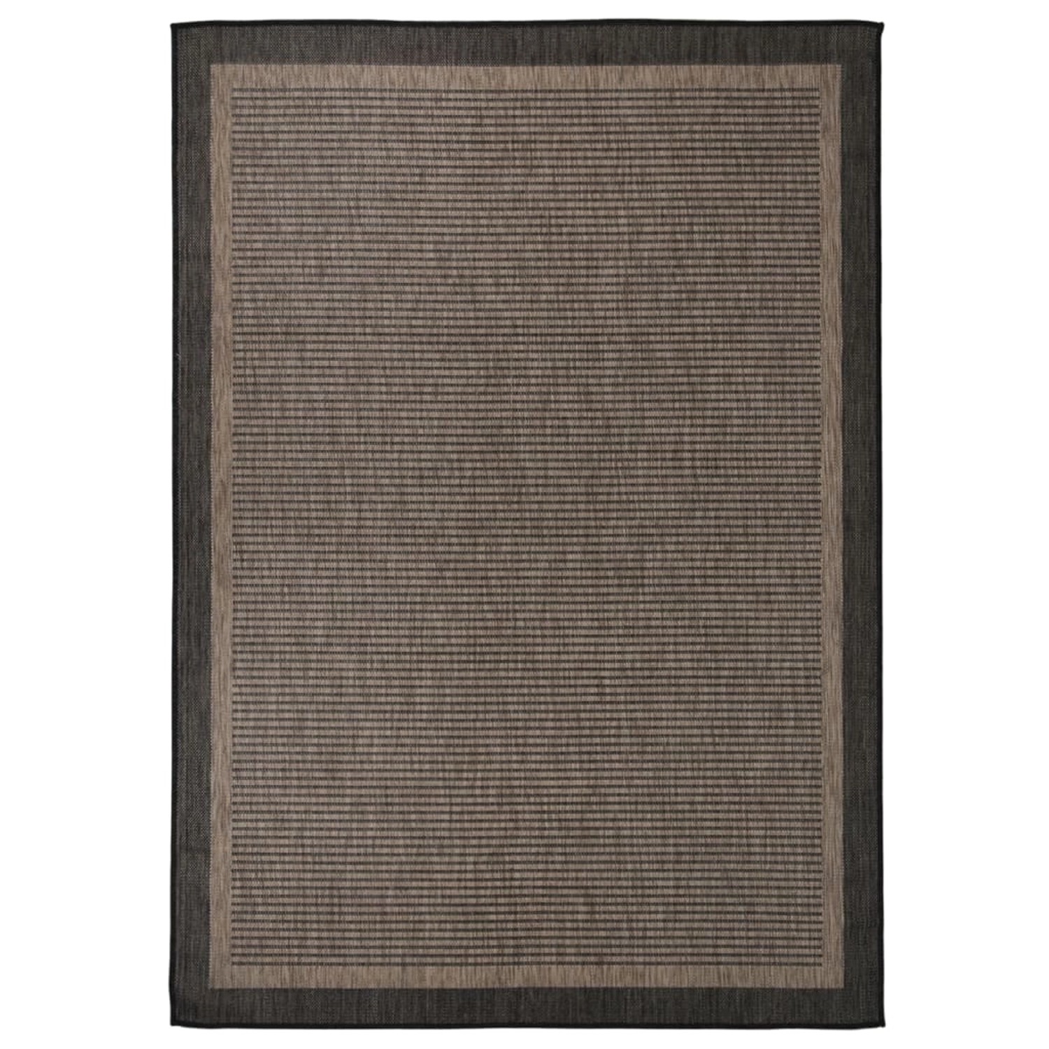 vidaXL Outdoorteppich Flachgewebe 140x200 Cm Dunkelbraun 1124015 vidaXL Outdoorteppich Flachgewebe 140x200 Cm Dunkelbraun 1124015 von VIDAXL