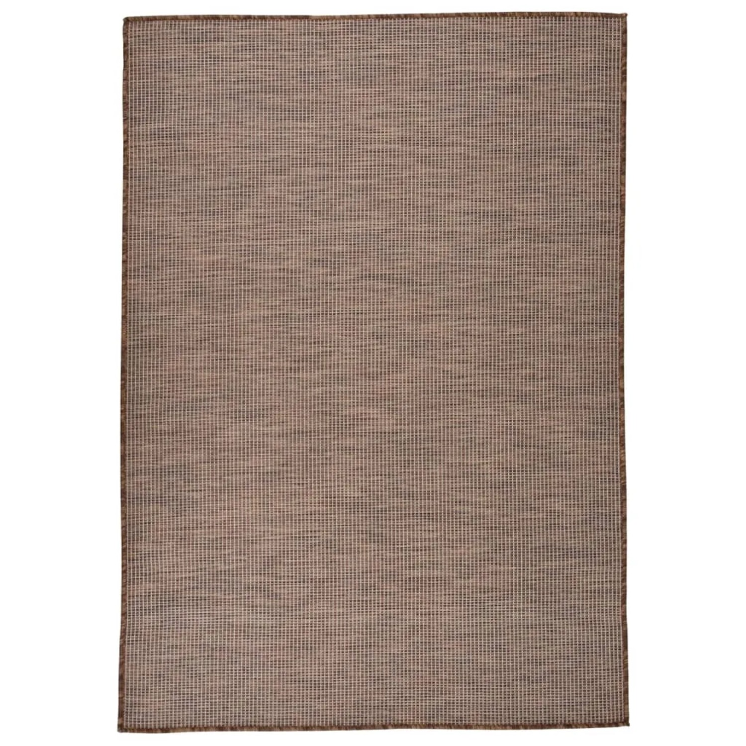 vidaXL Outdoorteppich Flachgewebe 160x230 Cm Braun 1123960 vidaXL Outdoorteppich Flachgewebe 160x230 Cm Braun 1123960 von VIDAXL