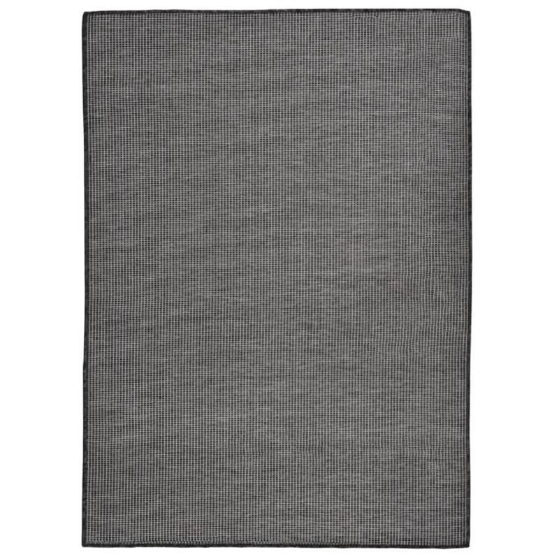 vidaXL Outdoorteppich Flachgewebe 200x280 Cm Grau 1123947 von VIDAXL