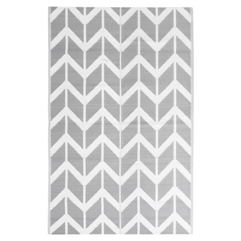 vidaXL Outdoorteppich Grau 120x180 Cm Pp 1085284 von VIDAXL