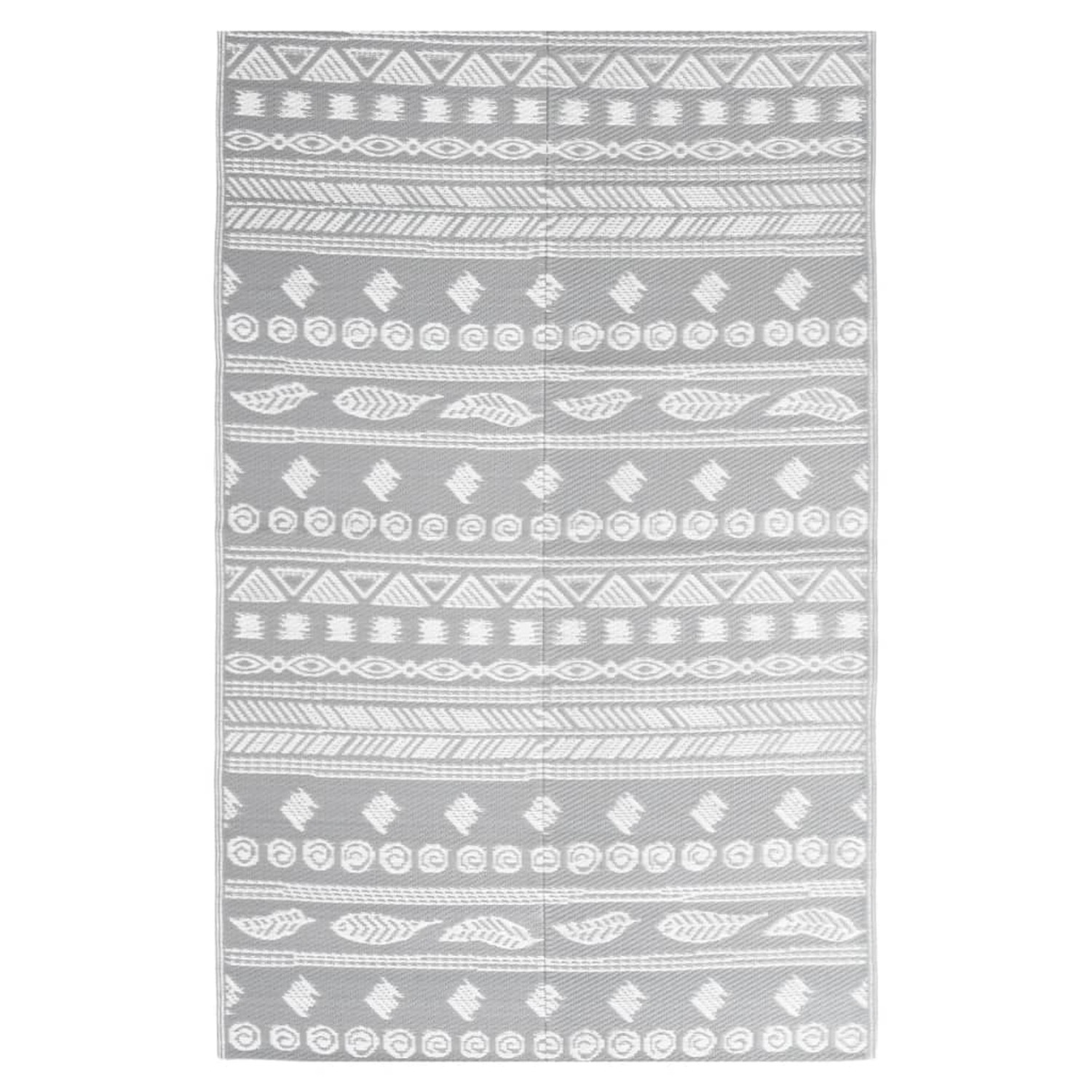 vidaXL Outdoorteppich Grau 120x180 Cm Pp 1085907 von VIDAXL
