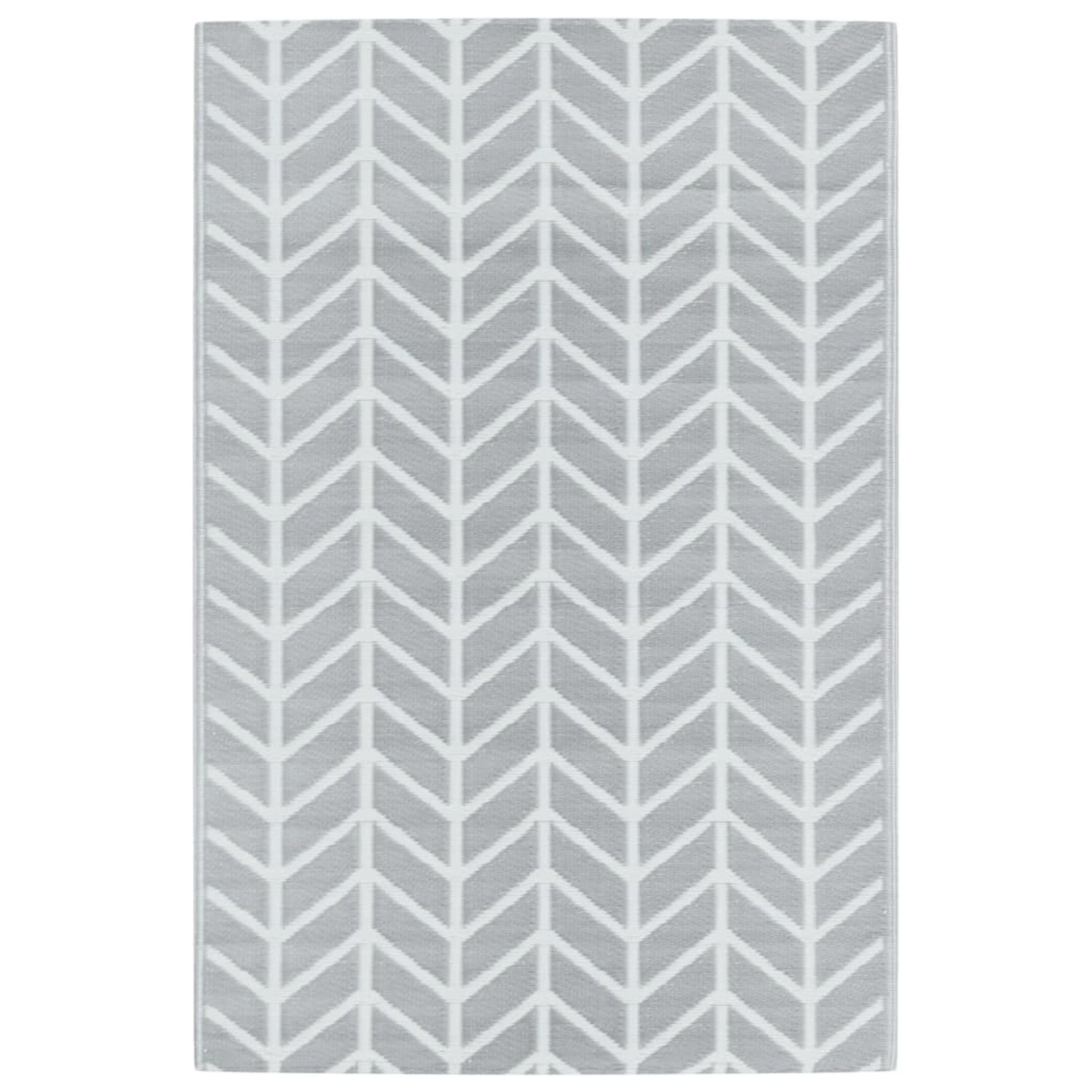 vidaXL Outdoorteppich Grau 120x180 Cm Pp 2008706 von VIDAXL