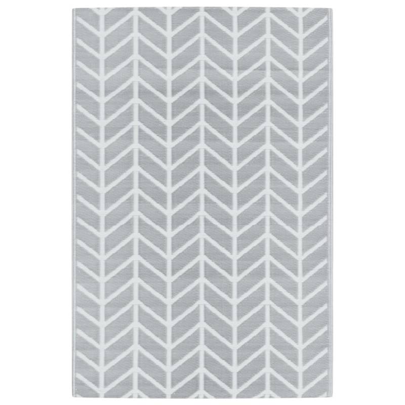 vidaXL Outdoorteppich Grau 120x180 Cm Pp 2008706 von VIDAXL