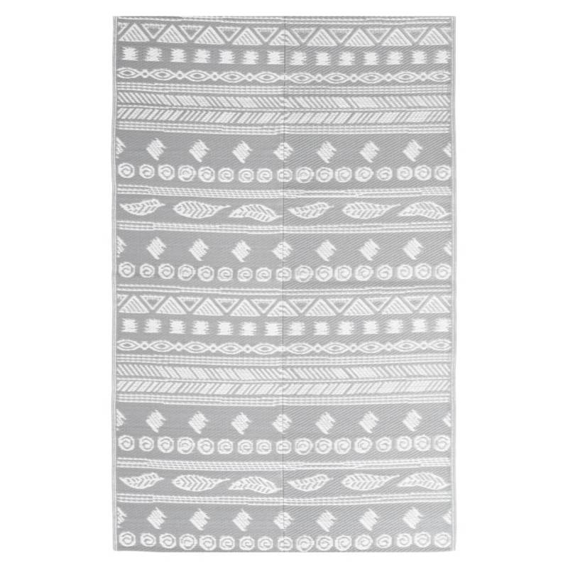 vidaXL Outdoorteppich Grau 140x200 Cm Pp 1085911 von VIDAXL