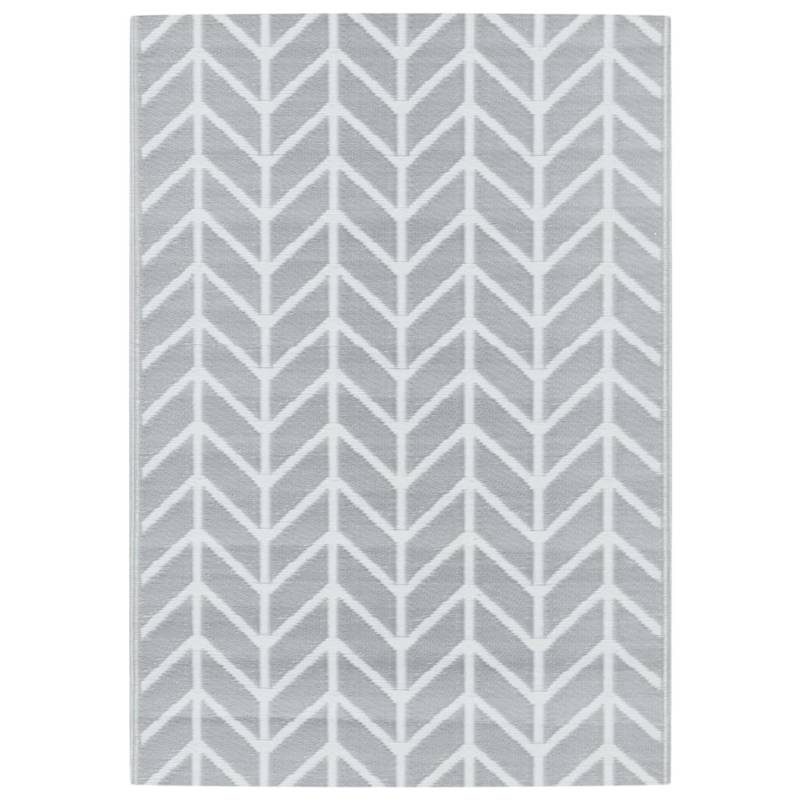 vidaXL Outdoorteppich Grau 140x200 Cm Pp 2007135 von VIDAXL