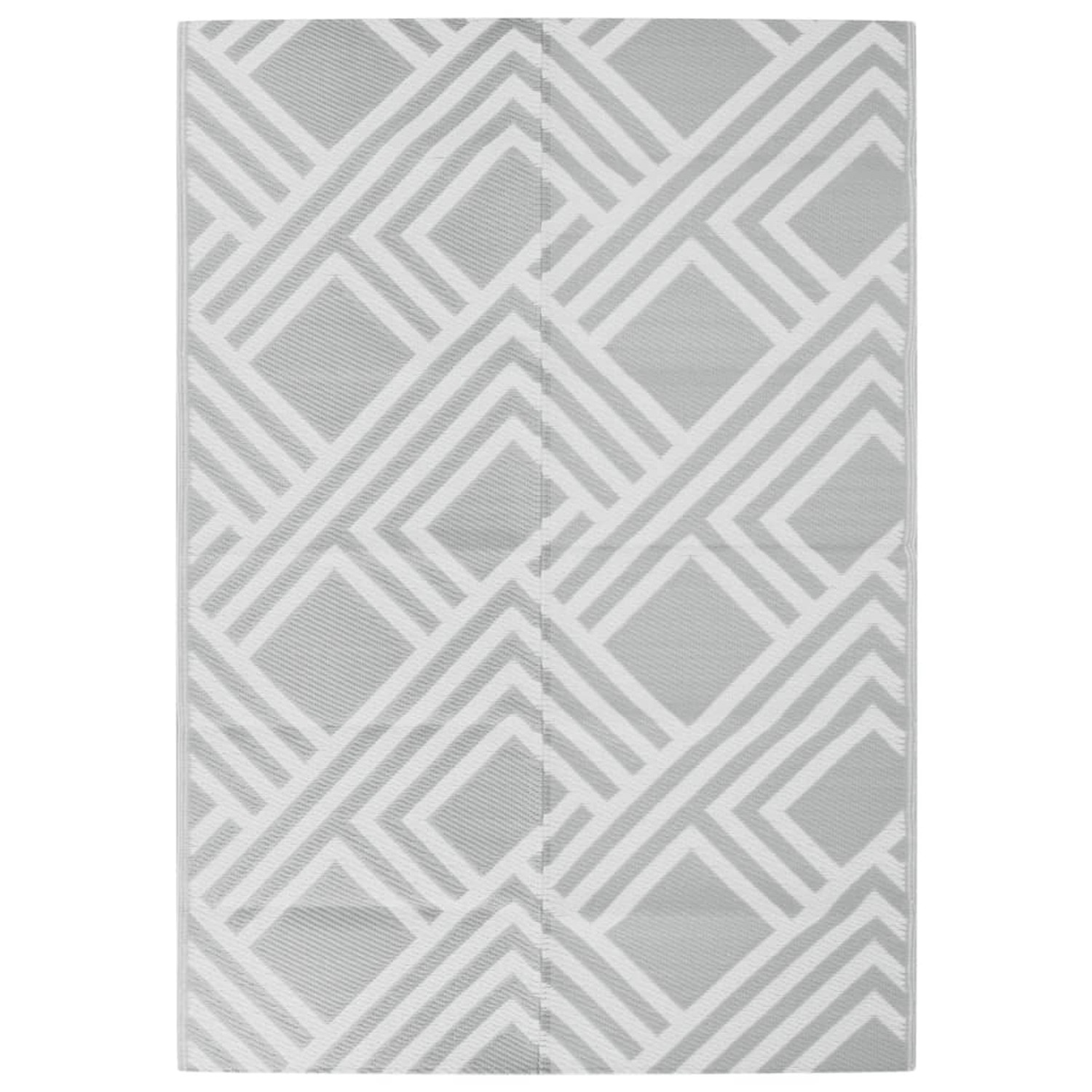vidaXL Outdoorteppich Grau 140x200 Cm Pp 2009480 von VIDAXL