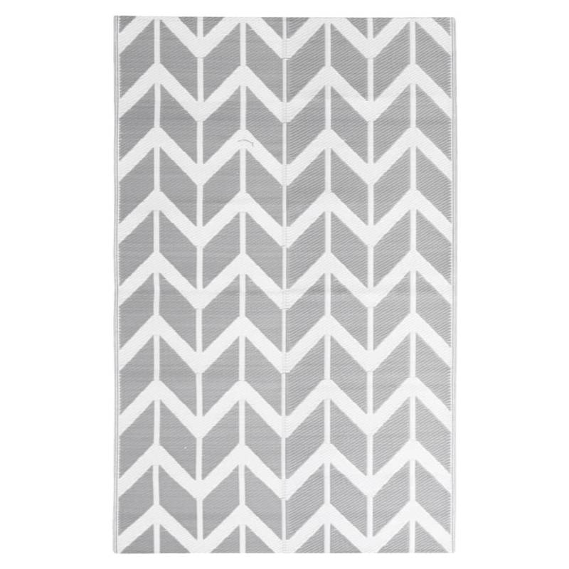 vidaXL Outdoorteppich Grau 160x230 Cm Pp 1085285 von VIDAXL