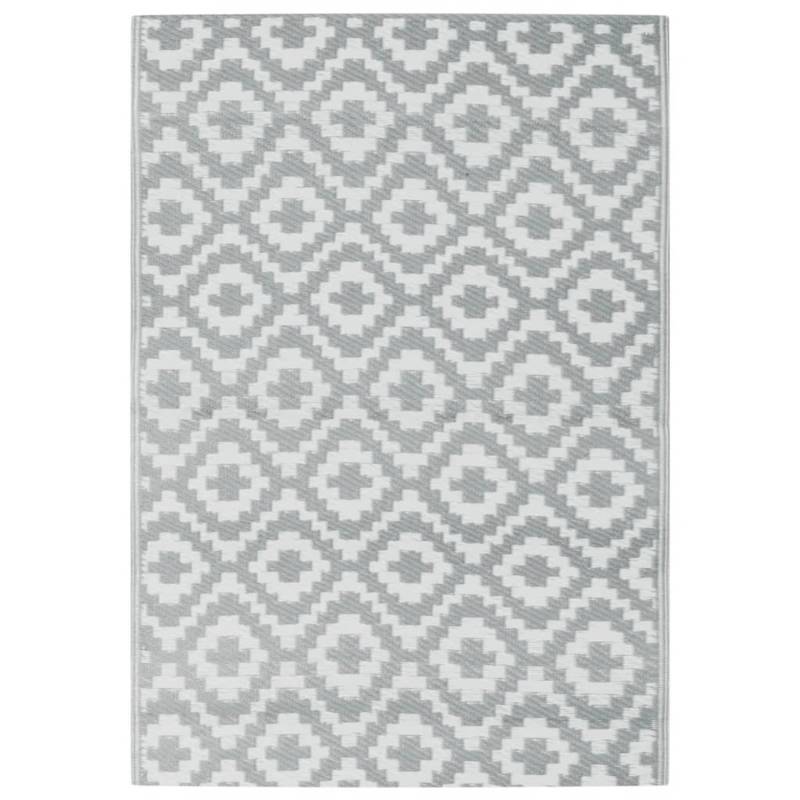 vidaXL Outdoorteppich Grau 160x230 Cm Pp 2009775 von VIDAXL