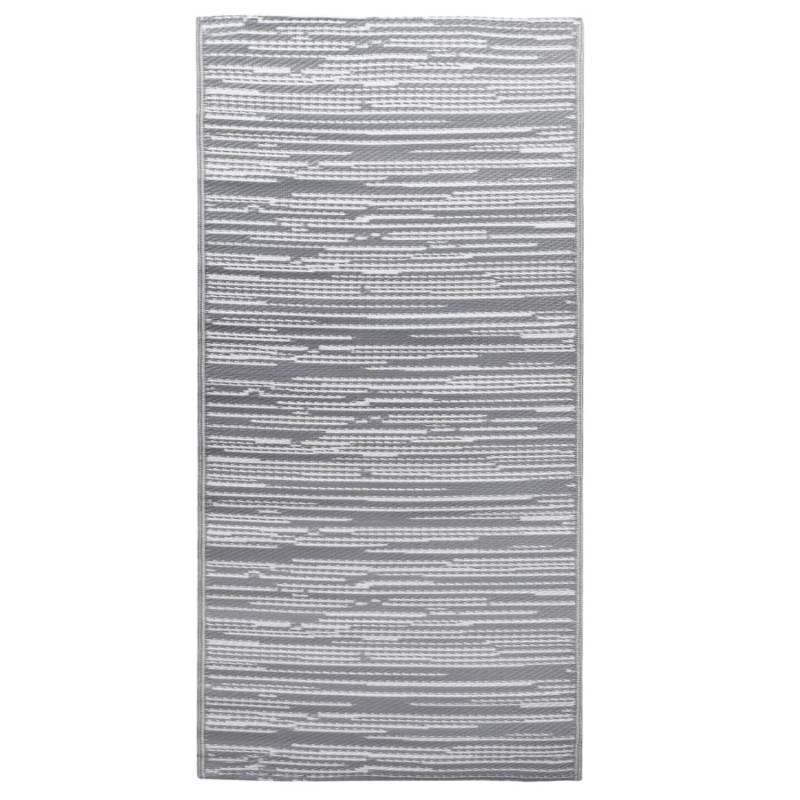 vidaXL Outdoorteppich Grau 160x230 Cm Pp 643958 von VIDAXL