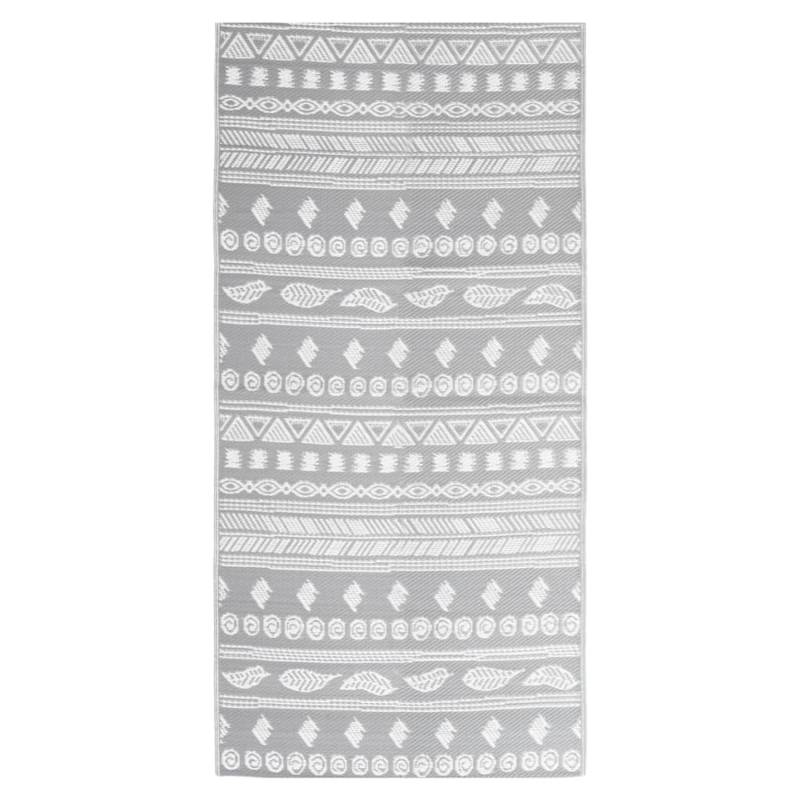vidaXL Outdoorteppich Grau 80x150 Cm Pp 1085902 von VIDAXL