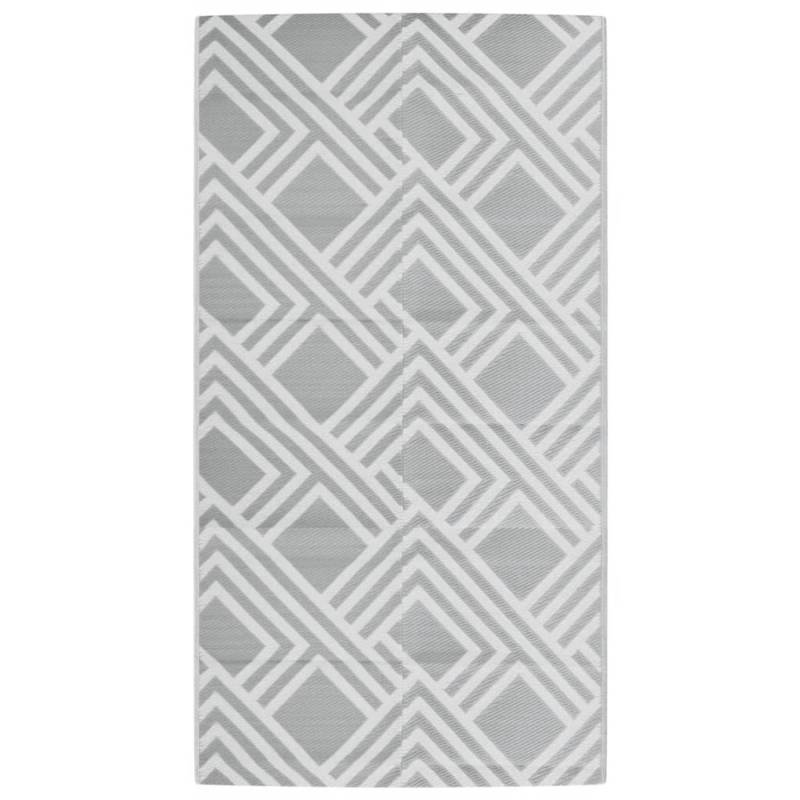 vidaXL Outdoorteppich Grau 80x150 Cm Pp 2008707 von VIDAXL