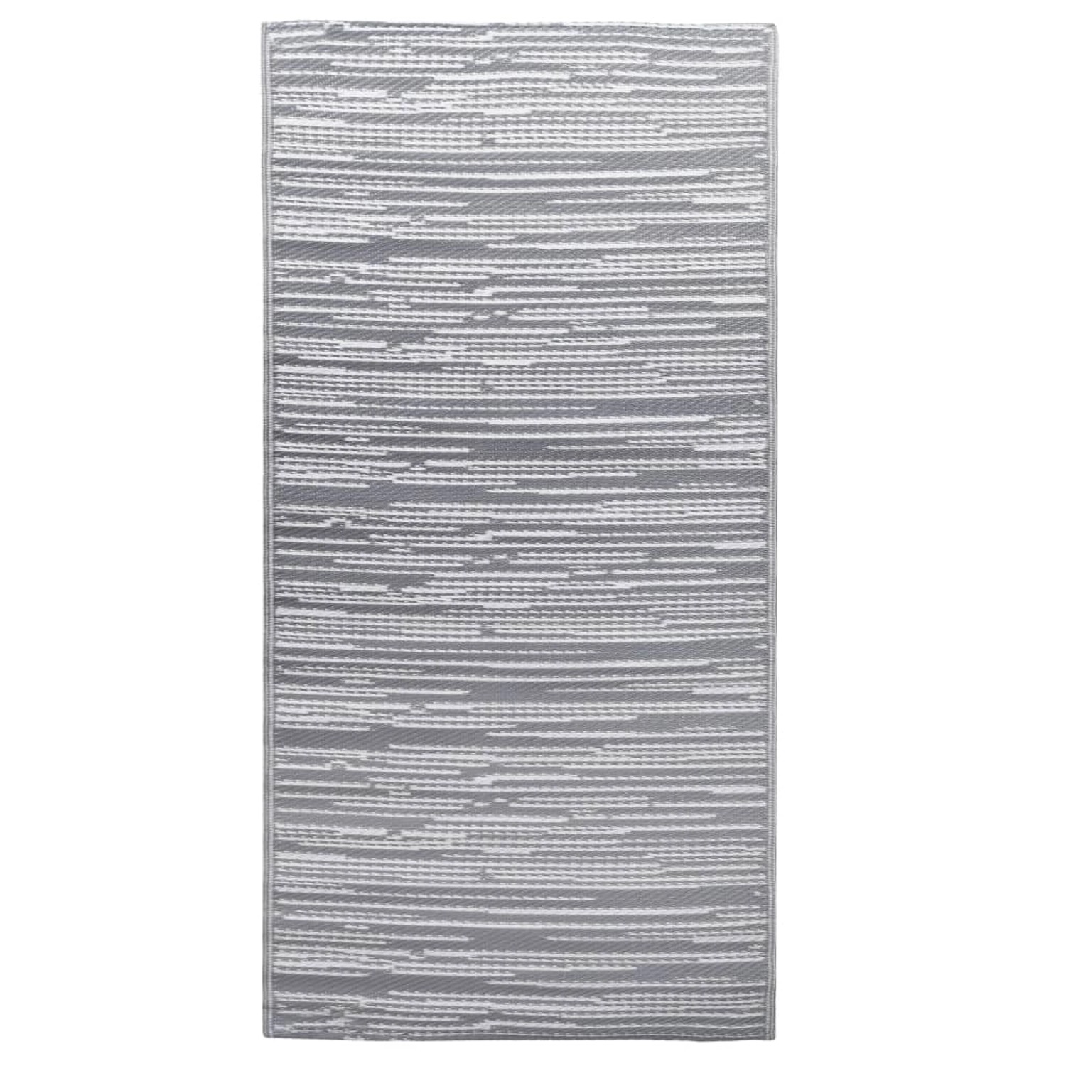 vidaXL Outdoorteppich Grau 80x150 Cm Pp 643956 von VIDAXL