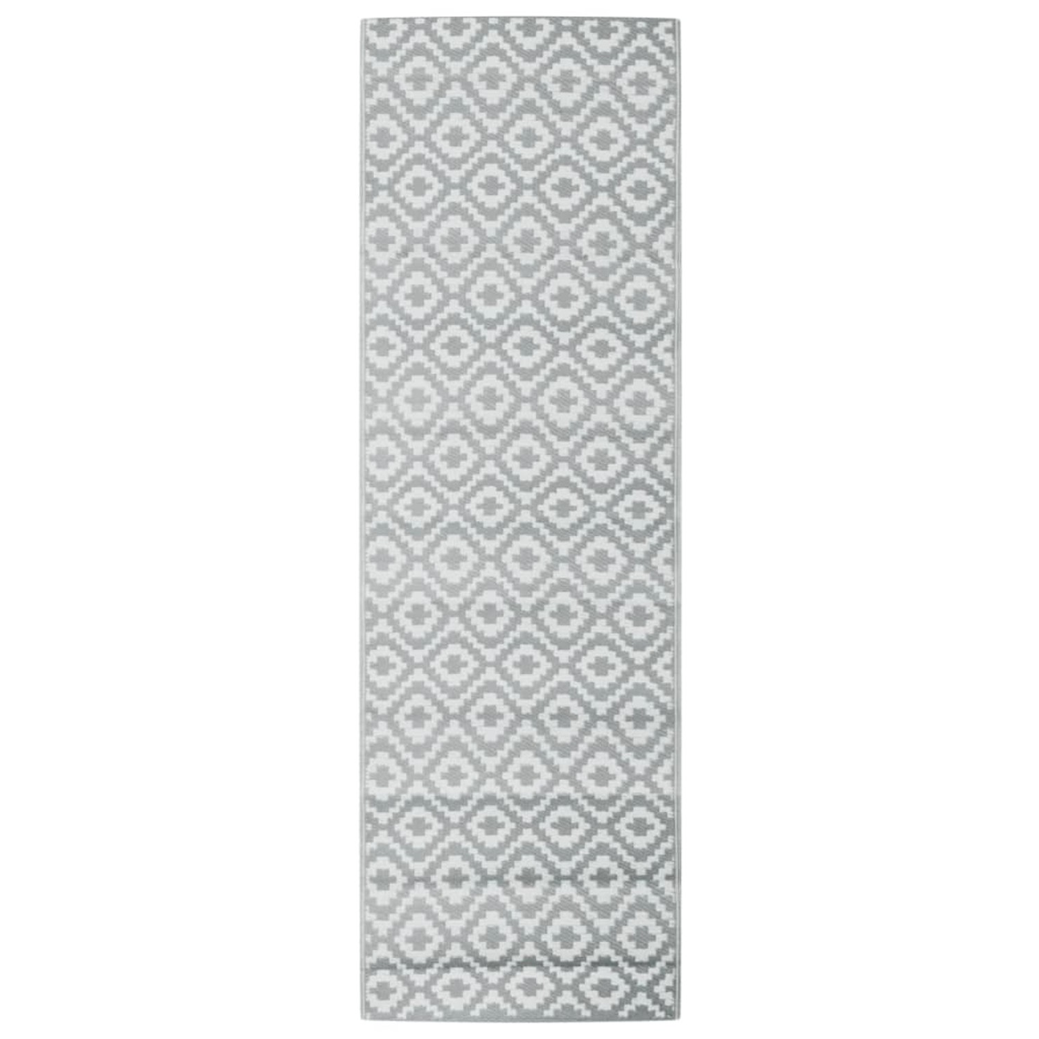 vidaXL Outdoorteppich Grau 80x250 Cm Pp 2007919 von VIDAXL