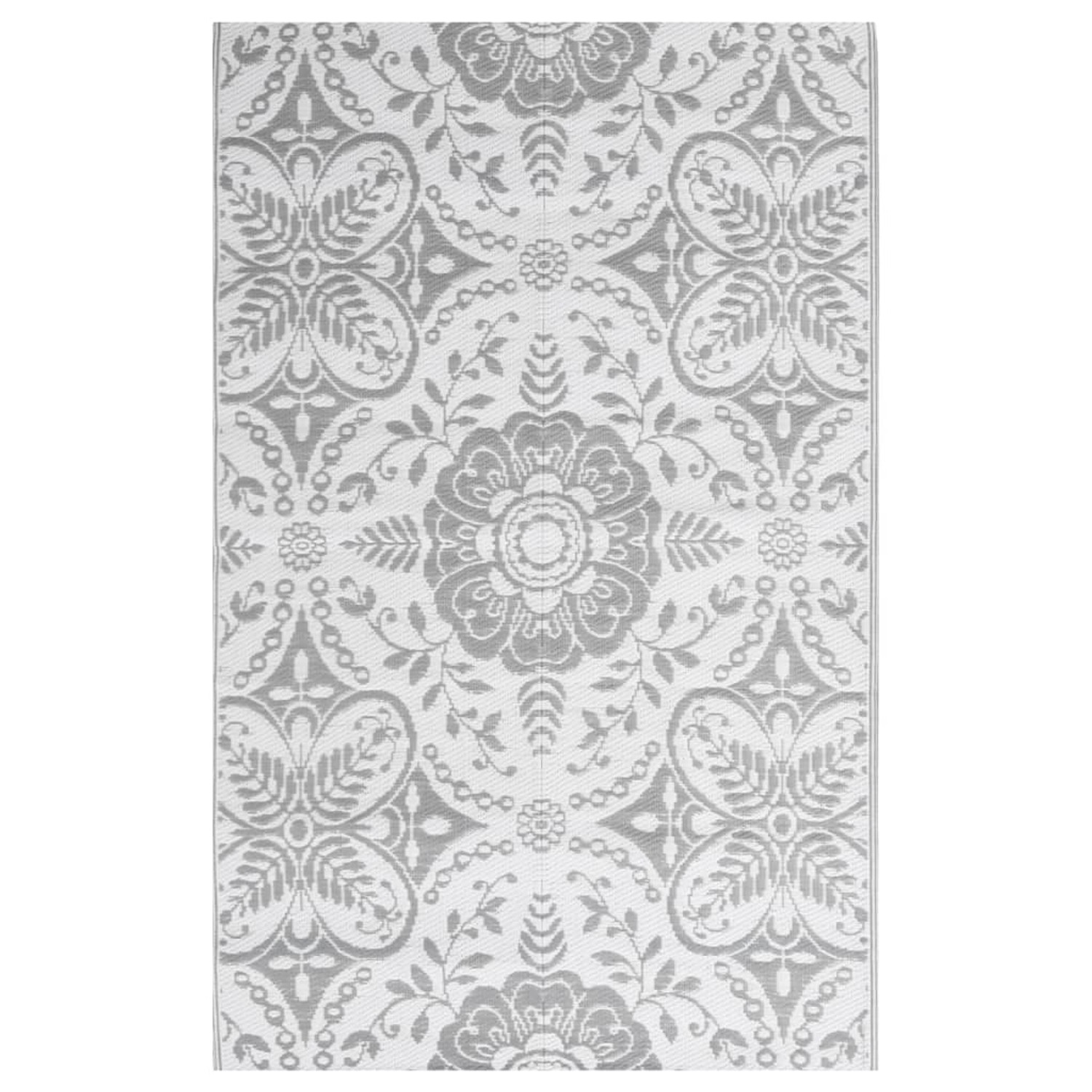 vidaXL Outdoorteppich Hellgrau 140x200 Cm Pp 1086026 von VIDAXL