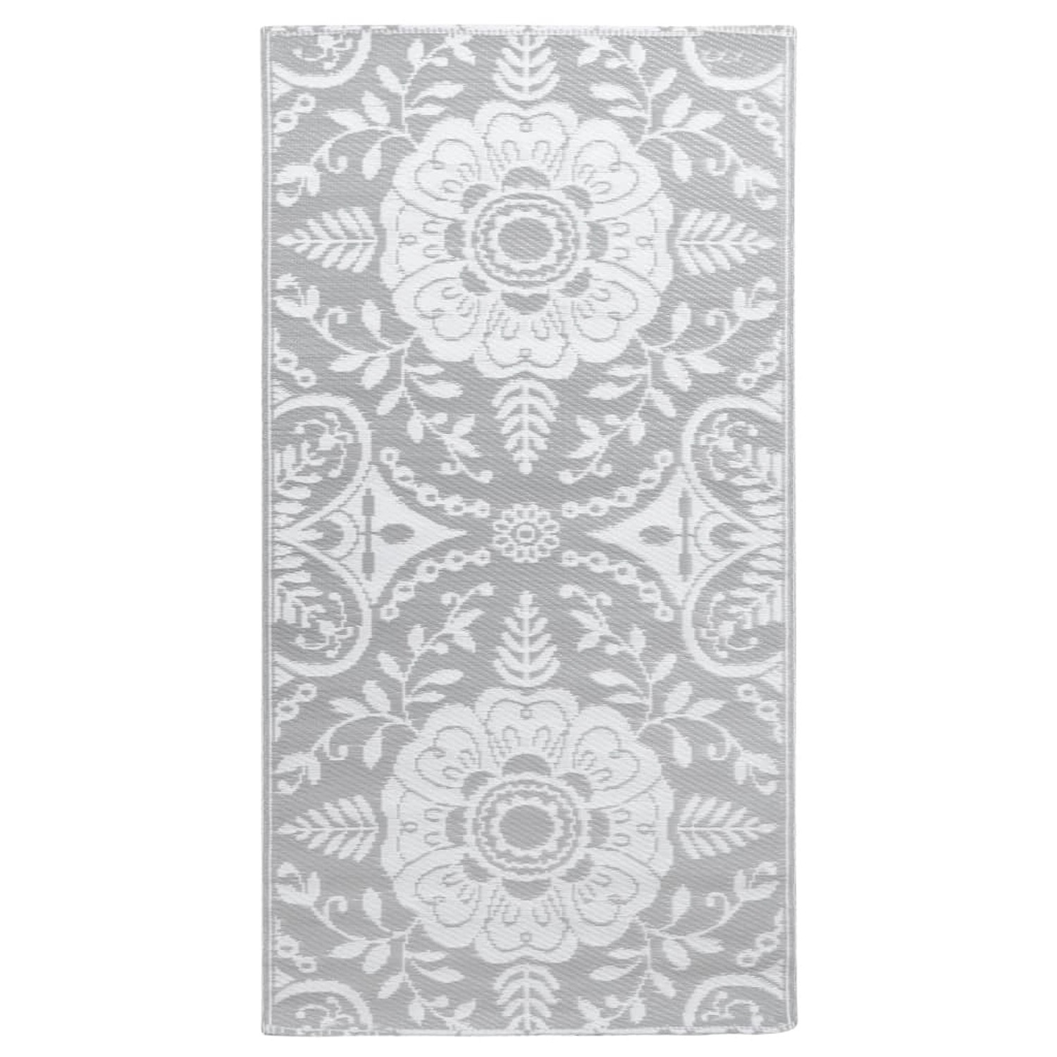vidaXL Outdoorteppich Hellgrau 80x150 Cm Pp 643968 von VIDAXL
