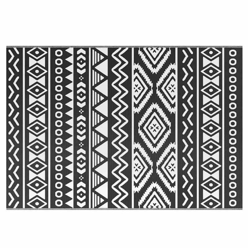 vidaXL Outdoorteppich Schwarz 160x230 Cm Pp 1085936 von VIDAXL