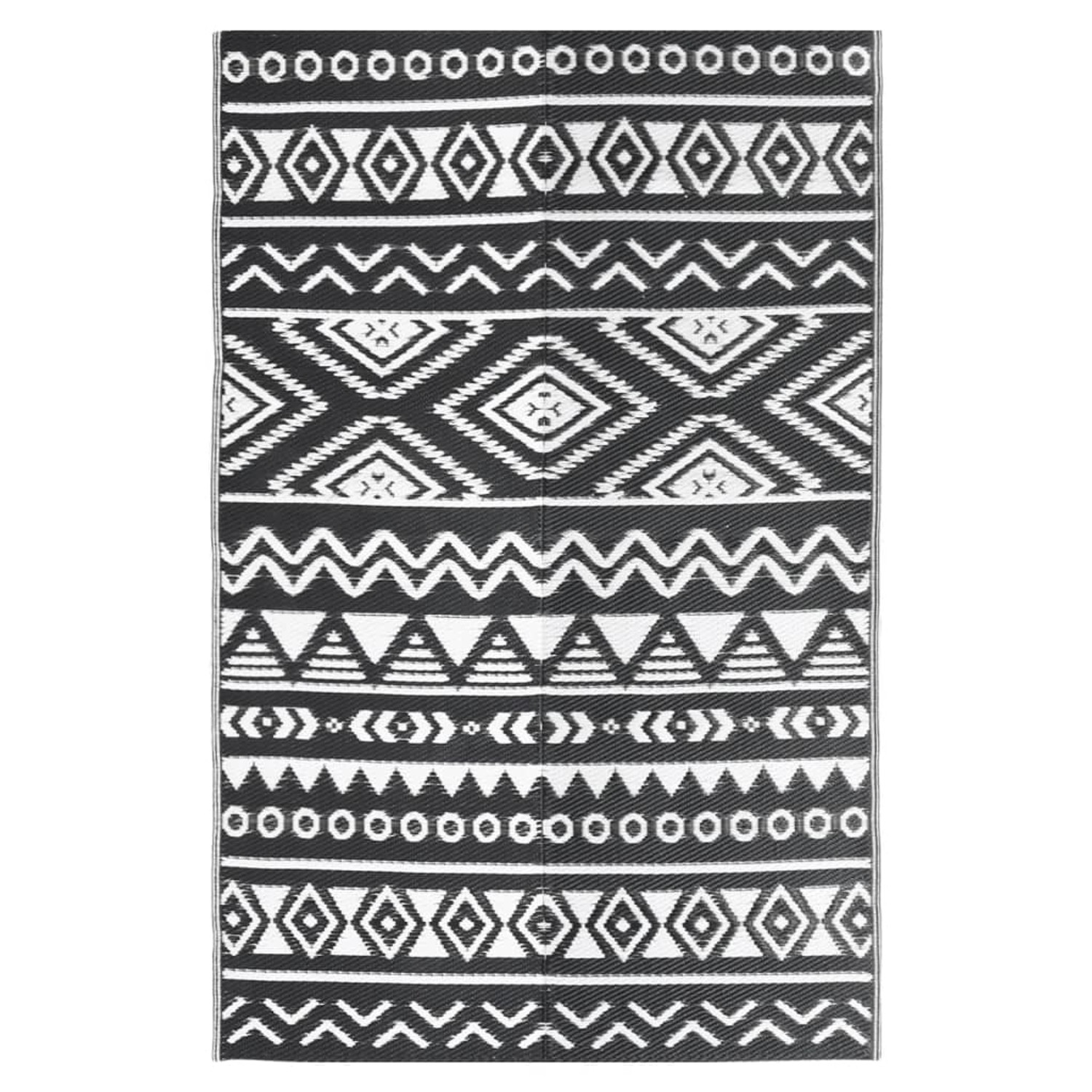 vidaXL Outdoorteppich Schwarz 190x290 Cm Pp 1085940 vidaXL Outdoorteppich Schwarz 190x290 Cm Pp 1085940 von VIDAXL