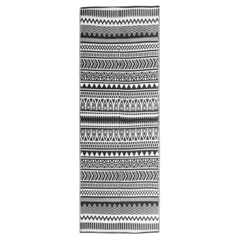 vidaXL Outdoorteppich Schwarz 80x150 Cm Pp 1085276 von VIDAXL