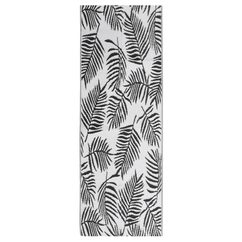 vidaXL Outdoorteppich Schwarz 80x250 Cm Pp 1085985 von VIDAXL