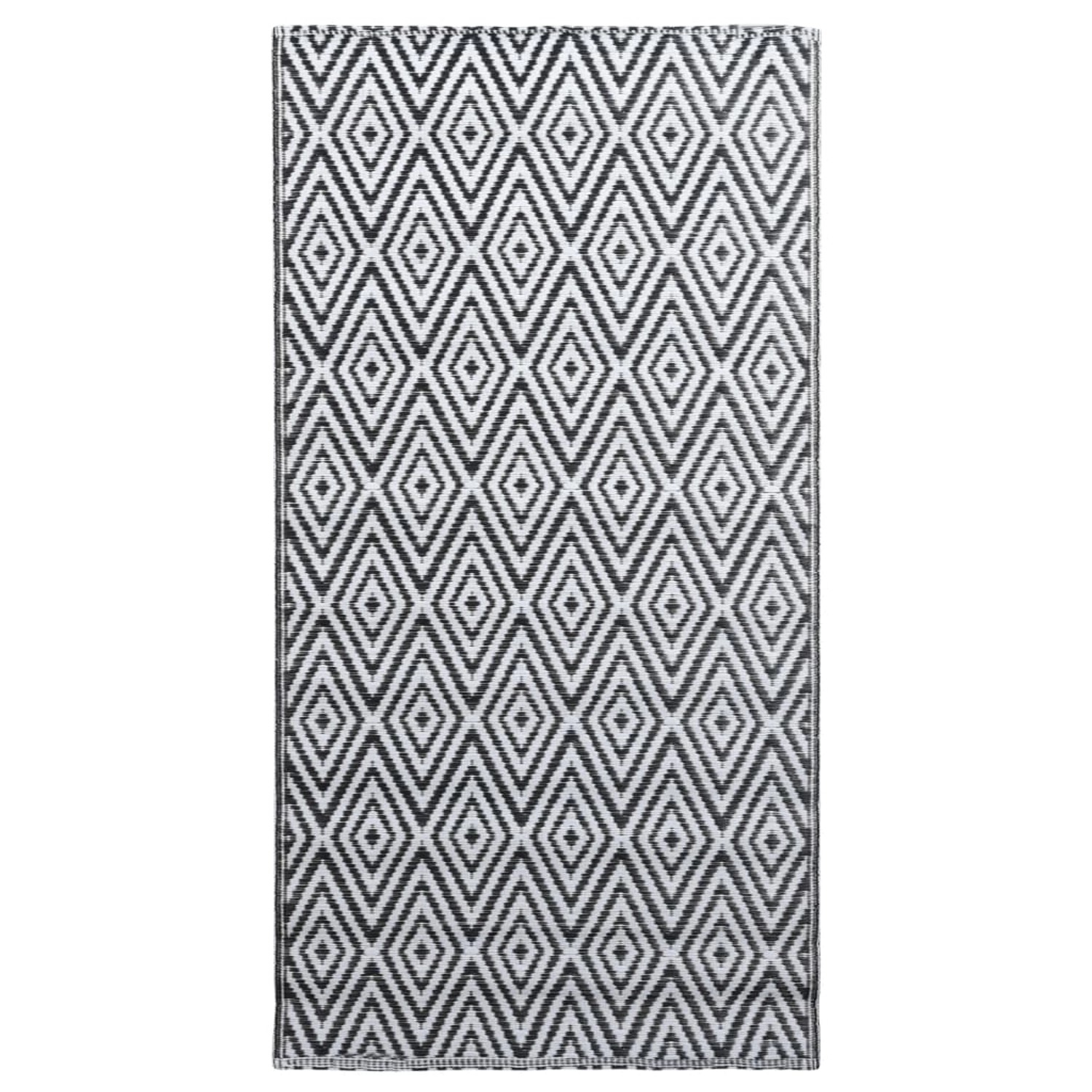 vidaXL Outdoorteppich Weiß Und Schwarz 80x150 Cm Pp 643948 vidaXL Outdoorteppich Weiß Und Schwarz 80x150 Cm Pp 643948 von VIDAXL