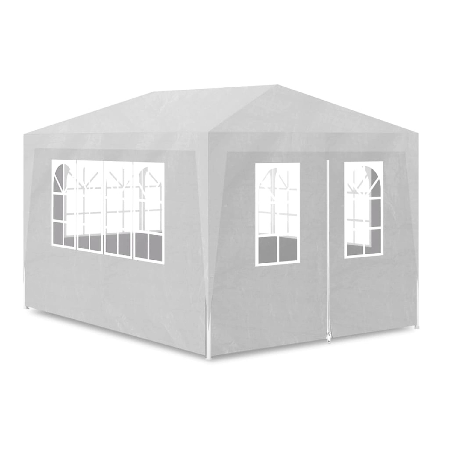 vidaXL Partyzelt 3x4 m Weiß Modell 1 von VIDAXL