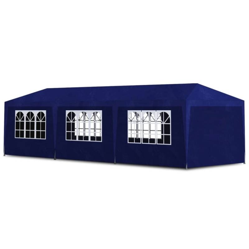 vidaXL Partyzelt 3x9 m Blau von VIDAXL