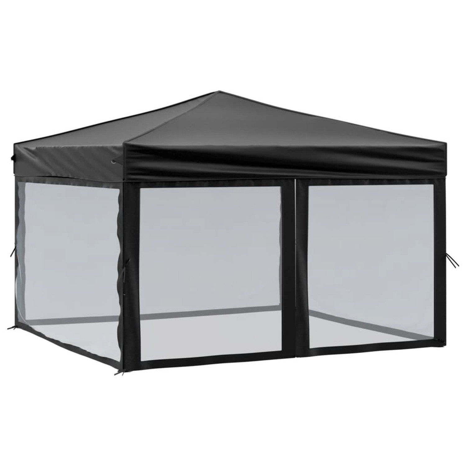vidaXL Partyzelt Faltbar mit Seitenwänden Schwarz 3x3 m vidaXL Partyzelt Faltbar mit Seitenwänden Schwarz 3x3 m von VIDAXL