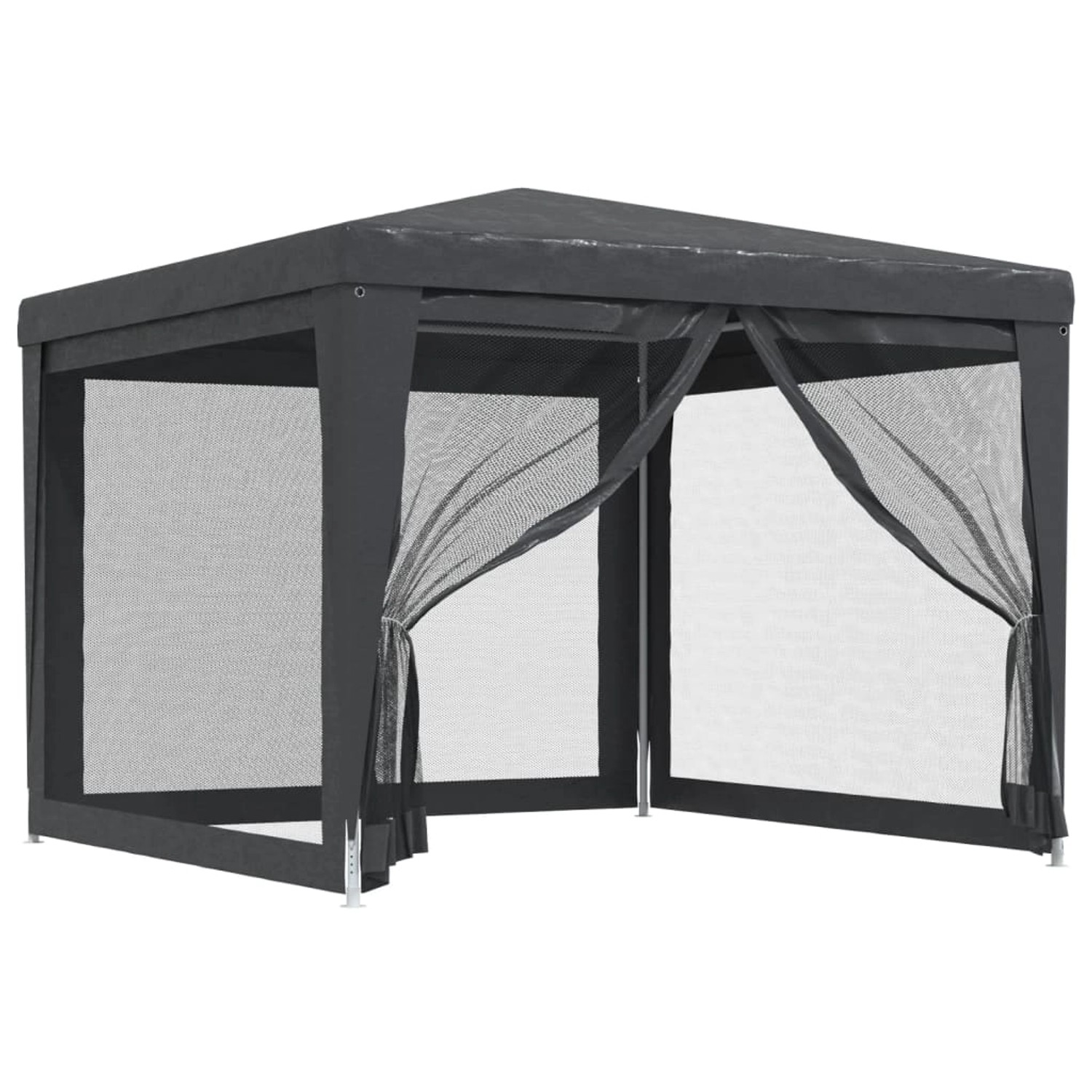 vidaXL Partyzelt mit 4 Mesh-Seitenwänden Anthrazit 3x3 m HDPE vidaXL Partyzelt mit 4 Mesh-Seitenwänden Anthrazit 3x3 m HDPE von VIDAXL