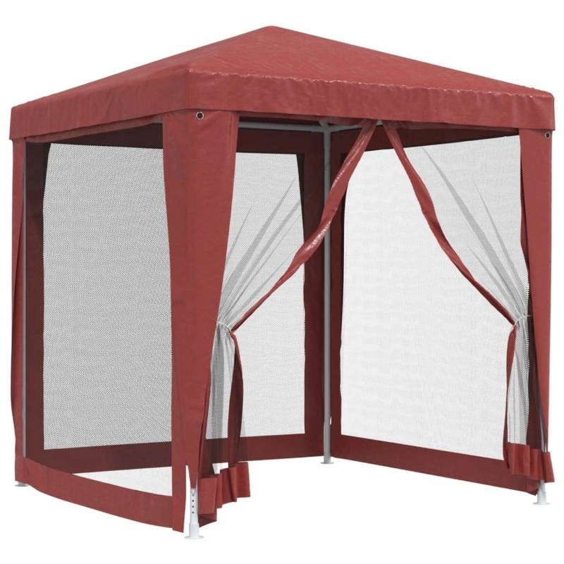 vidaXL Partyzelt mit 4 Mesh-Seitenwänden Rot 2x2 m HDPE vidaXL Partyzelt mit 4 Mesh-Seitenwänden Rot 2x2 m HDPE von VIDAXL