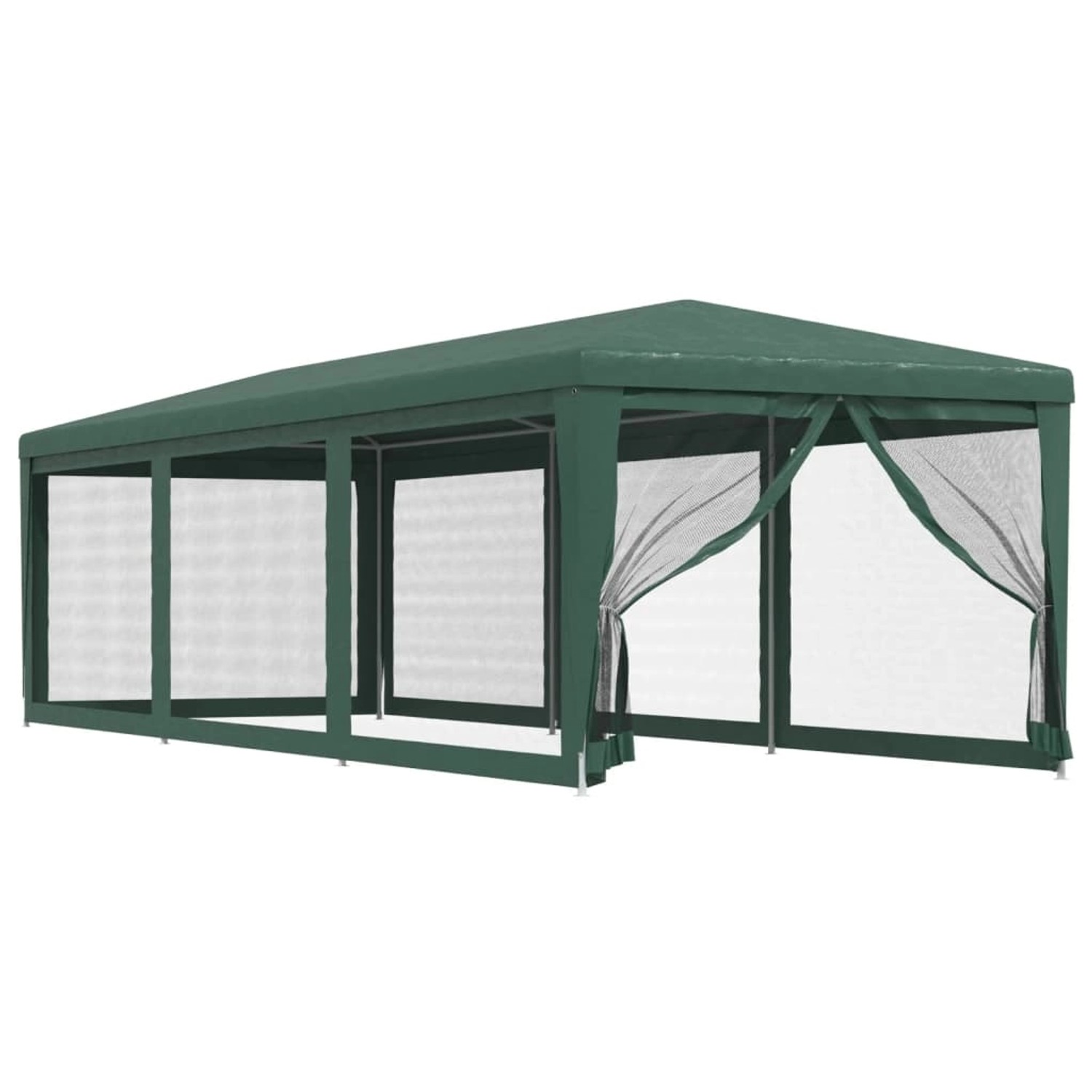 vidaXL Partyzelt mit 8 Mesh-Seitenwänden Grün 3x9 m HDPE vidaXL Partyzelt mit 8 Mesh-Seitenwänden Grün 3x9 m HDPE von VIDAXL