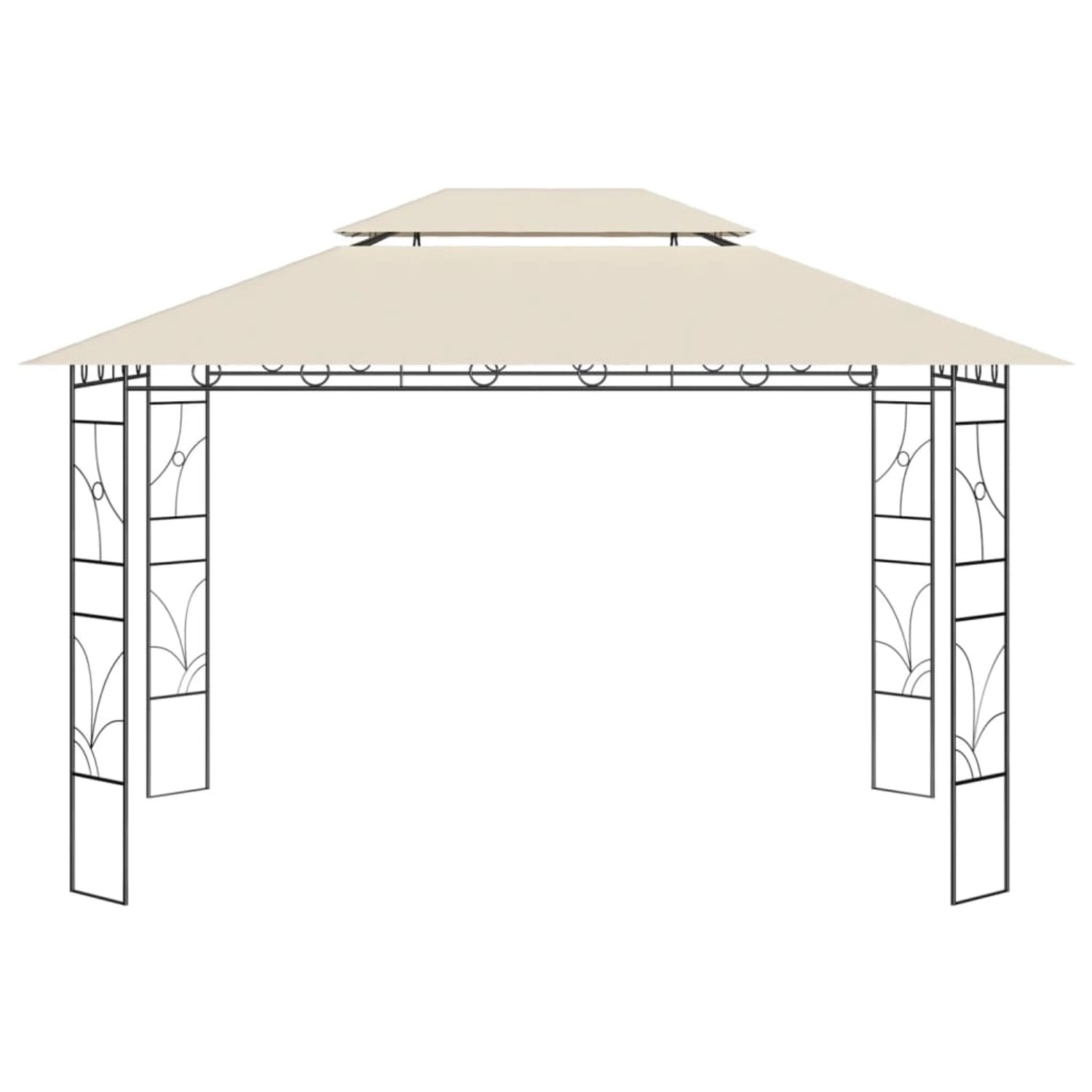 vidaXL Pavillon 4x3x2,7 m Creme 160 g/m2 vidaXL Pavillon 4x3x2,7 m Creme 160 g/m2 von VIDAXL