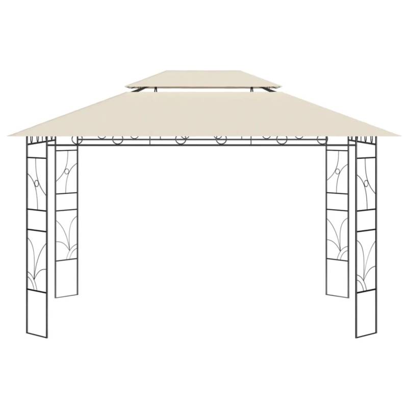 vidaXL Pavillon 4x3x2,7 m Creme 160 g/m2 von VIDAXL