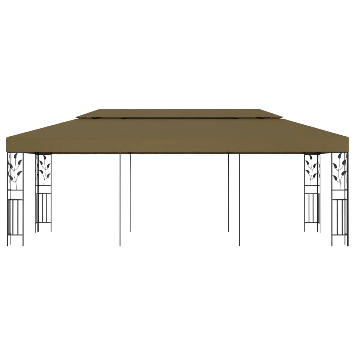vidaXL Pavillon 6x3 m Taupe 180 g/m2 von VIDAXL