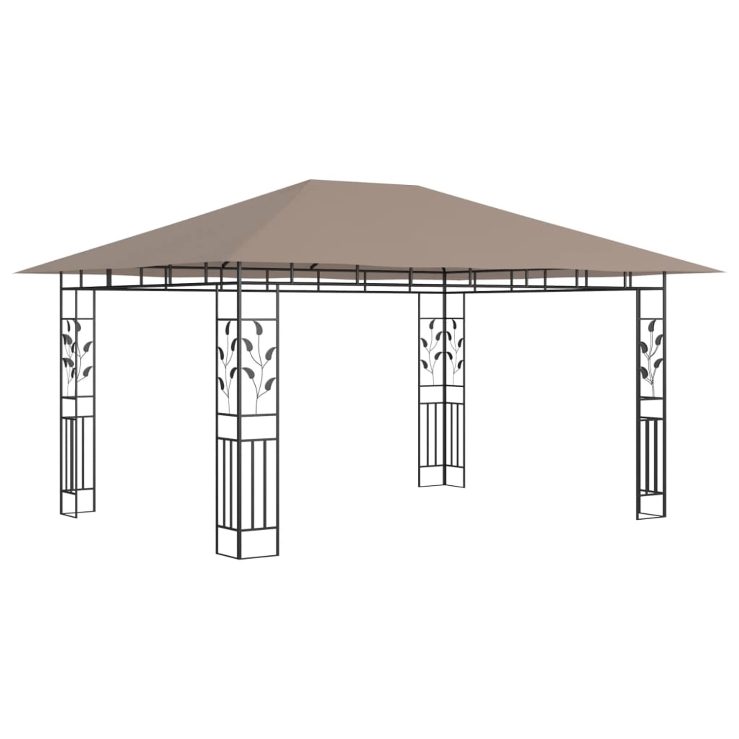 vidaXL Pavillon mit Moskitonetz 4x3x2,73 m Taupe 180 g/m2 vidaXL Pavillon mit Moskitonetz 4x3x2,73 m Taupe 180 g/m2 von VIDAXL
