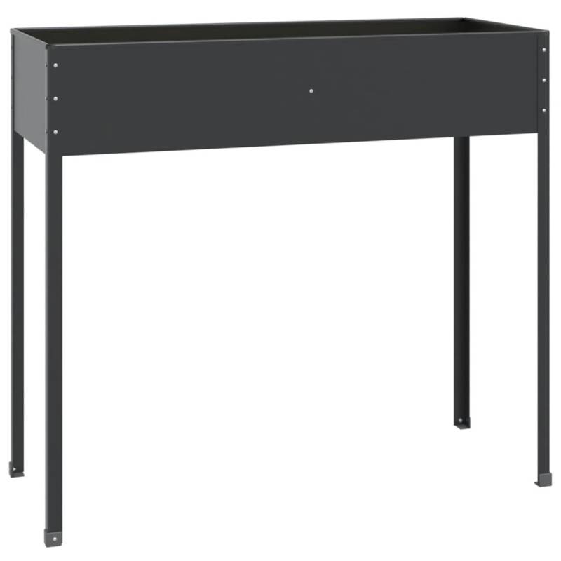 vidaXL Pflanzkübel Anthrazit 100,5x40,5x90 cm Stahl 1468790 von VIDAXL