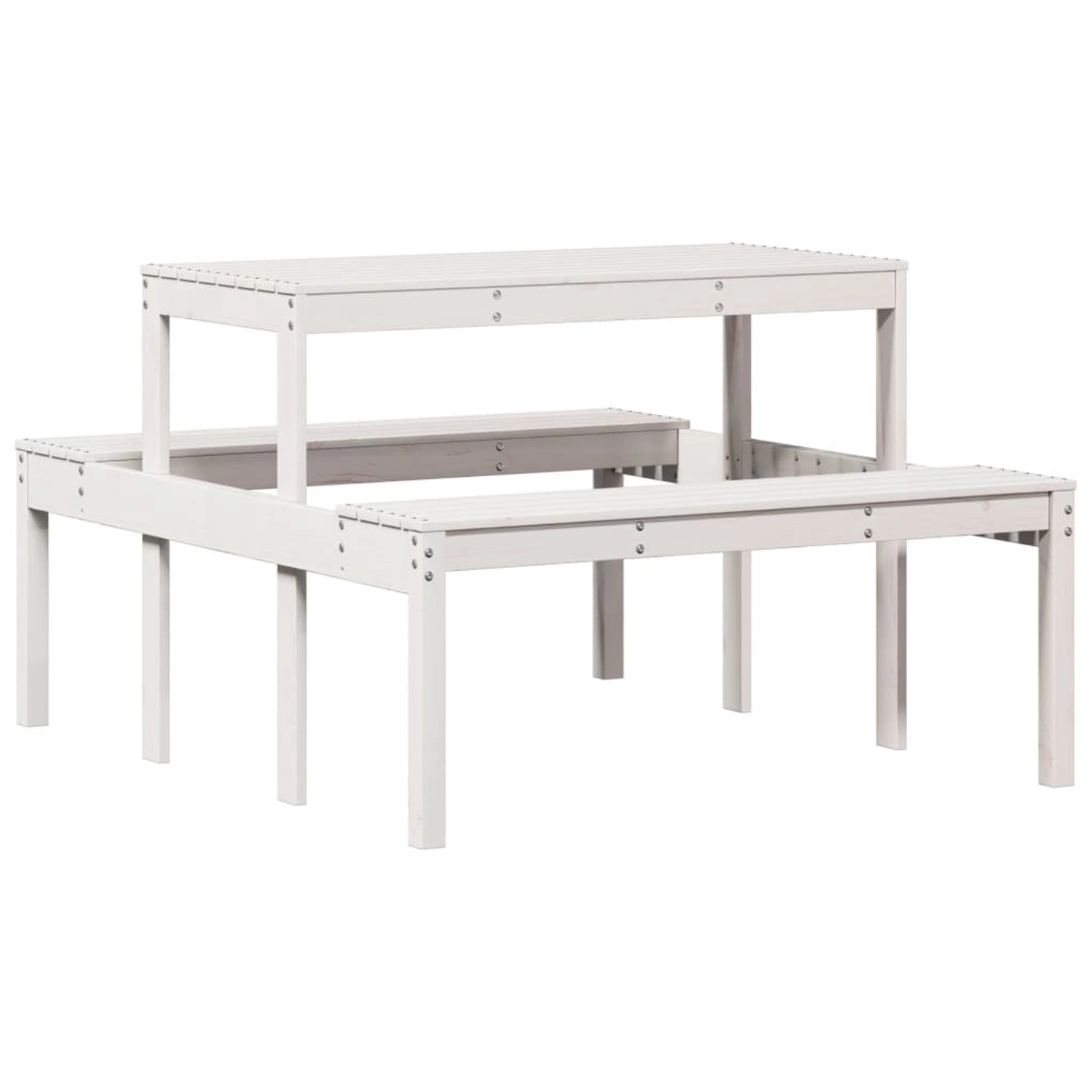 vidaXL Picknicktisch 110x134x75 cm Massivholz Kiefer 832558 vidaXL Picknicktisch 110x134x75 cm Massivholz Kiefer 832558 von VIDAXL