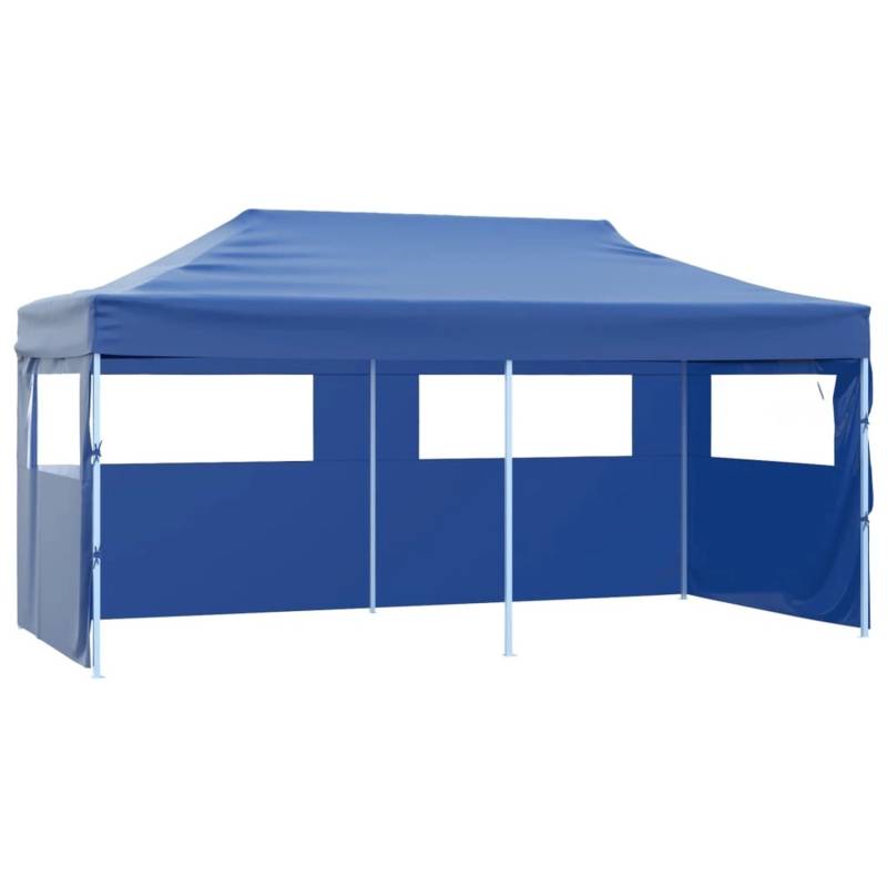 vidaXL Pop-Up-Partyzelt Faltbar Blau 3x6 m von VIDAXL