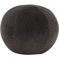 Pouf Baumwollsamt 50×35 cm Anthrazit vidaXL661146 von BONNEVIE