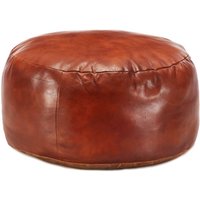 vidaXL Pouf Hellbraun 60 x 30 cm Echtes Ziegenleder vidaXL Pouf Hellbraun 60 x 30 cm Echtes Ziegenleder von VIDAXL